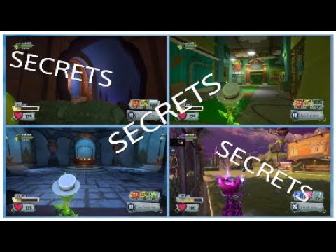 Видео: Секреты Backyarda  в plants vs zombies garden warfare 2