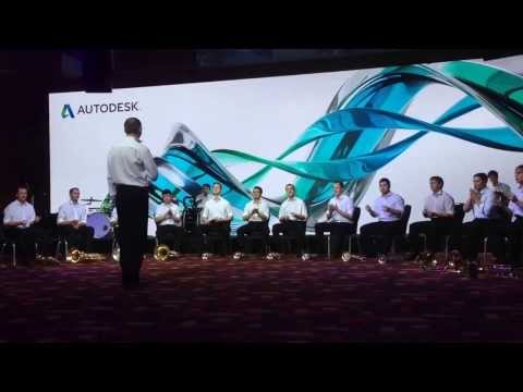 Видео: Духовой оркестр Олега Меньшикова. Autodesk University Russia 2013.