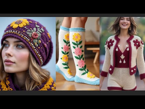 Видео: Вязание крючком и спицами/модные идеи дизайна женских платьев, связанных крючком /удовольствие от...