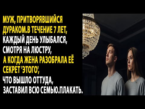 Видео: 7 лет обмана: что муж прятал в люстре, заставило семью плакать......