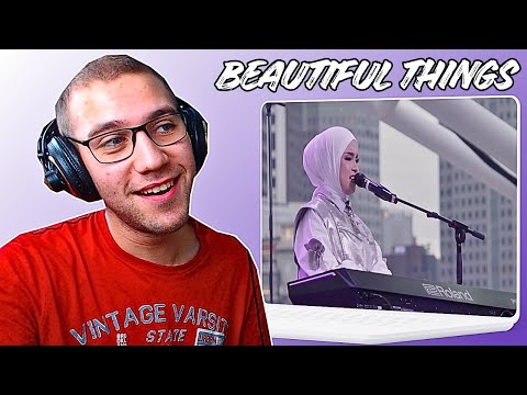 Видео: Реакция на Putri Ariani - Beautiful Things (кавер Benson Boone)Живое выступление на F1 Singapore!!!