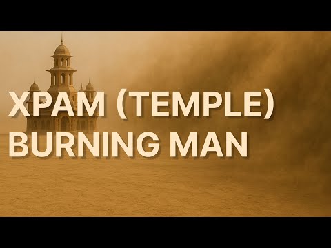 Видео: Храм на Burning Man / Место тишины внутри тусовок