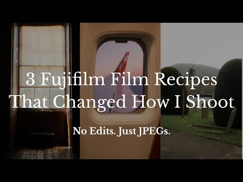 Видео: Три рецепта для фотоплёнки Fujifilm, которые изменили мой подход к съёмке (только JPEG)