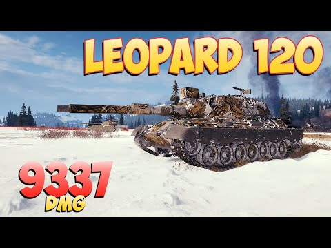 Видео: Leopard 120 • Стабильный! - 3 Фрагов 9.3K Урона • World Of Tanks 2.0