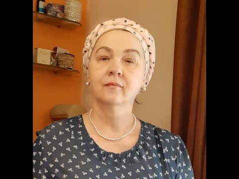 Видео: Как красиво надеть тюрбан / Делюсь секретами / DIY  бони-основа / Нежный палантин в горошек и хлопка