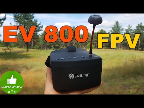 Видео: ✔ Eachine EV800 - Народный FPV шлем для квадрокоптера. $47! Banggood