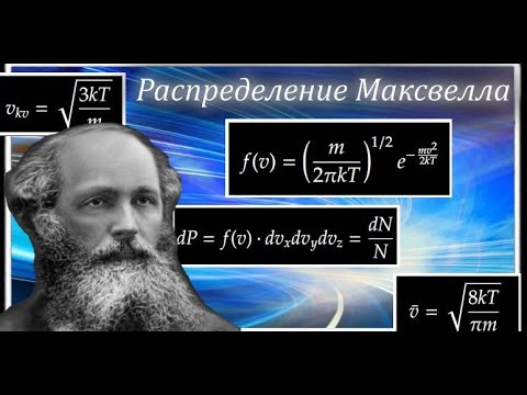 Видео: Распределение Максвелла
