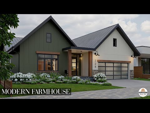 Видео: Современный фермерский дом в стиле Северной Каролины, который каждый захочет в 2025 году