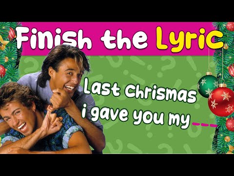 Видео: Закончи текст: Рождественский выпуск 🎄 | Челлендж «30 самых популярных рождественских песен»!