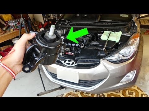 Видео: КАК ЗАМЕНИТЬ ПОДУШКУ ДВИГАТЕЛЯ НА HYUNDAI ELANTRA (ПРАВЫЙ ПАССАЖИР)