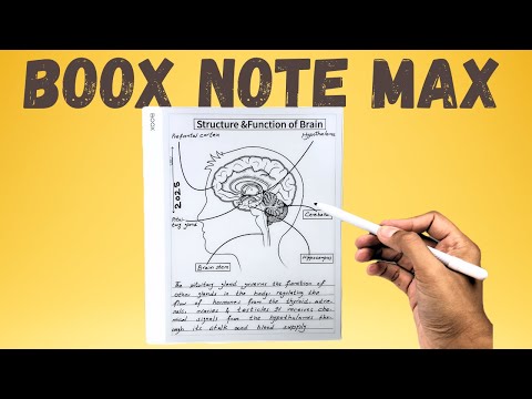 Видео: Boox Note Max — 20 мощных функций для создания заметок и аннотаций в PDF-формате для планшета E-Ink