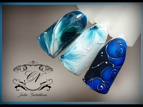 Видео: ♥Новые наборы от Nika Nagel ♥Натуральные текстуры и цветы♥