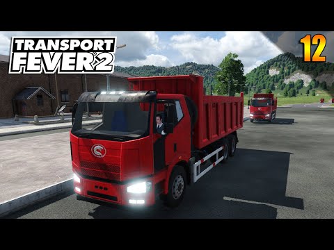Видео: Горный маршрут Запуск второй Сталелитейки неспешная застройка | Transport Fever 2 | S05 #12(жд игры)