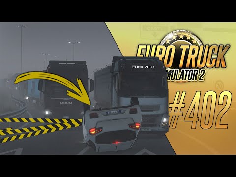 Видео: ЗАСТРЯЛ В ПРОБКЕ В ТУМАН НА ГОРНОЙ ДОРОГЕ — Euro Truck Simulator 2 (1.54.1.0s) [#402]
