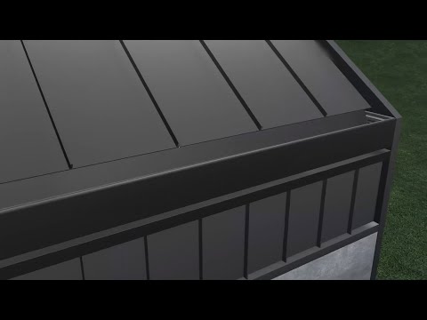 Видео: Прихована водостічна система Ruukki Siba Modern