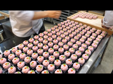 Видео: Самый большой цветочный торт ручной работы в Корее! цветочный торт с 50-летним опытом