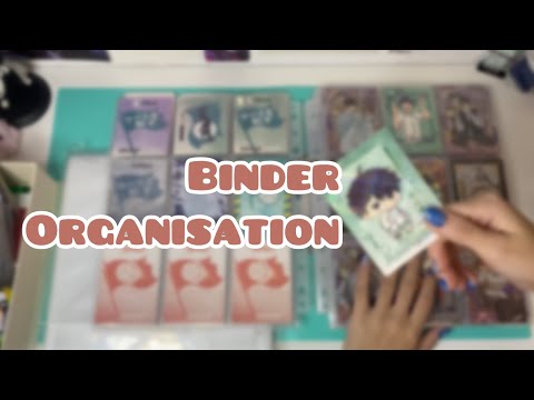 Видео: Первая ре-организация | anime binder collection