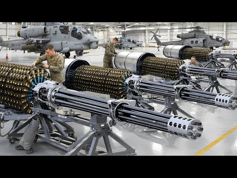 Видео: США испытали новую пушку Гатлинга HMLA-169, потрясшую весь мир