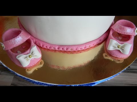 Видео: Пинетки с мастики МК/Лепим детские пинетки/Baby booties with mastic