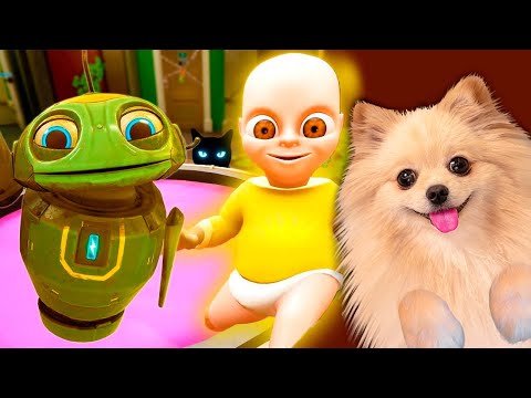 Видео: РЕБЕНОК В ЖЕЛТОМ ЧЕРНАЯ КОШКА ОБНОВЛЕНИЕ! BABY IN YELLOW BLACK CAT ФИНАЛ