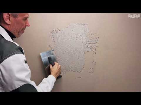 Видео: 29. Aura Dekor Putz Короед. Эффект «Короед»