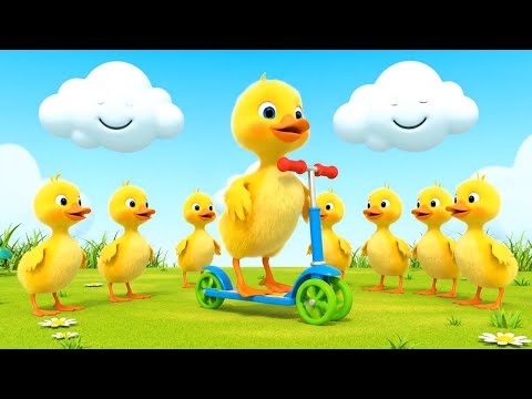 Видео: Утка катается на самокате вокруг озера 🛴