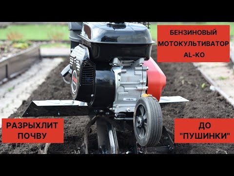 Видео: Бензиновый мотокультиватор AL-KO Comfort MH 540: обзор и тест в теплице и на грядке