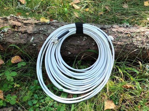 Видео: Кабель RG-58 на 70 см в качестве антенны😄 . Часть вторая.