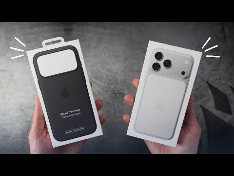 Видео: Распаковка iPhone 17 Pro Max и чехла TechWoven: больше никаких черных iPhone!
