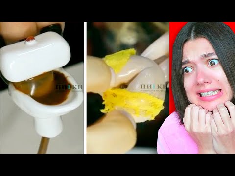 Видео: УЖАСНЫЙ МАНИКЮР С УНИТАЗОМ И ПОП*Й! Невероятный дизайн ногтей