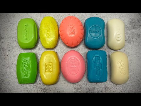 Видео: ASMR soap/ Dry soap cutting 💚💛🩷💙🤍/ Резка сухого мыла «мыльные братья»