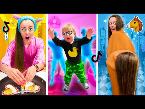 Видео: ПОВТОРЯЮ САМЫЕ КРУТЫЕ ТРЕНДЫ ТИК ТОКА и LIKEE! Лайфхаки - Как стать популярным #2