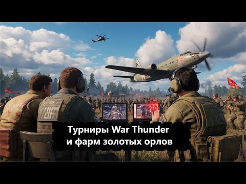 Видео: Всё про турниры и фарм Золотых орлов в War Thunder