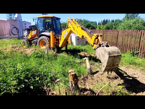 Видео: НАКОНЕЦ ЭТО СЛУЧИЛОСЬ! ЗАЧИСТКА УЧАСТКА И ПЕРВЫЙ ПОСЕВ!