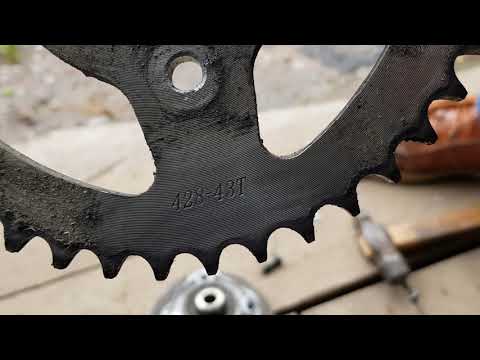 Видео: Замена цепи и звезд на мотоцикле CF Moto leader 150