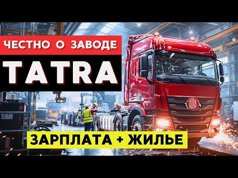 Видео: Работа на легендарном заводе TATRA TRUCKS в Чехии 🇨🇿 | Зарплаты, жильё и честные отзывы работников