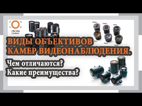 Видео: ВИДЫ ОБЪЕКТИВОВ КАМЕР ВИДЕОНАБЛЮДЕНИЯ