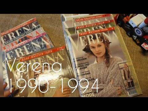 Видео: Verena 1990-1994 июль - август/полистаем/вязание