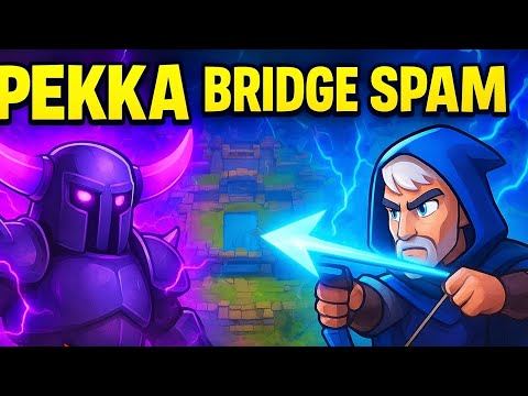 Видео: PEKKA Bridge Spam с Лучником вернулся? | Играю в топ-50 Clash Royale(Ru Commentary)