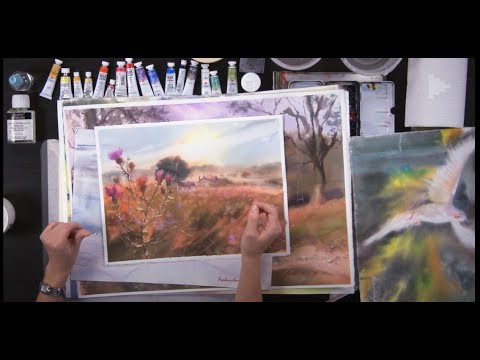 Видео: Техника "Алла прима" в акварели. О курсе художника Марии Беклемишевой