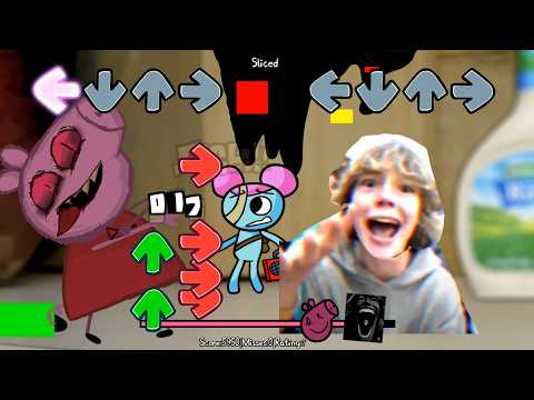 Видео: Мем FNF 67 KID против Peppa All Sings Sliced ​​Pibby | песня fnf 67 фонк мем ремикс -Friday Night...