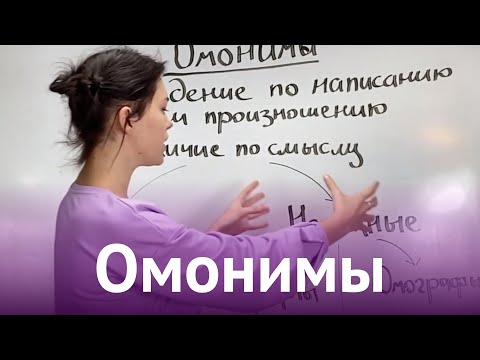 Видео: Омонимы
