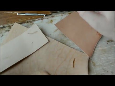 Видео: Кожа растительного дубления, подбираем оптимальную толщину