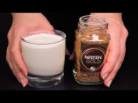Видео: Молоко к кофе! Простой, быстрый и очень вкусный десерт!