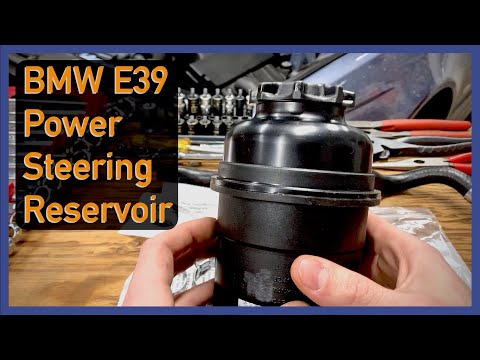 Видео: Замена бачка и шланга гидроусилителя руля BMW E39/E46