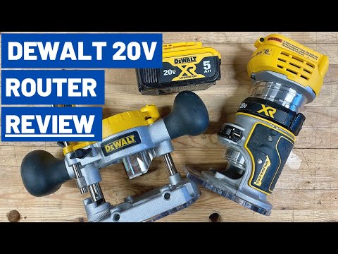 Видео: Обзор беспроводного фрезера DeWalt 20 В (с дополнительной погружной подставкой) // DCW600B и DNP612