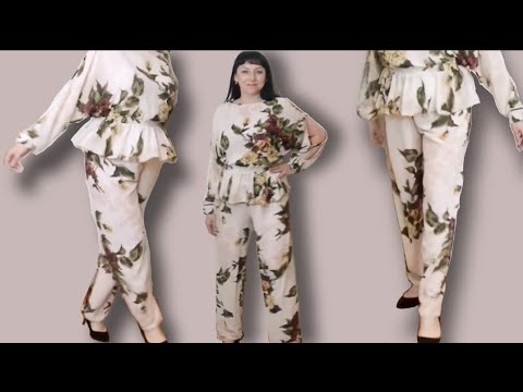 Видео: Шифоновые брючки на шифоновой подкладке. Как сшить брюки из шифона без заморочек, на любую фигуру?