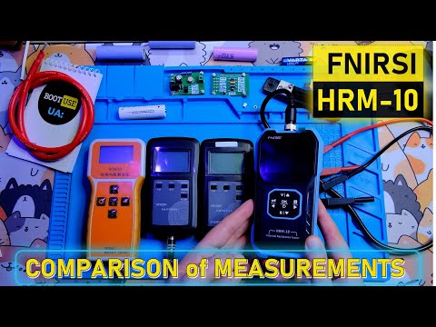 Видео: QR4You: Сomparison of measurements Fnirsi HRM-10, original and non-original Yaorea YR1035+, RC3563.