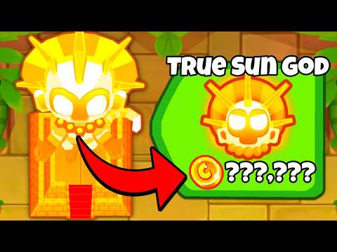 Видео: НОВЫЙ и самый дешёвый MAX True Sun God! (Bloons TD Battles 2)
