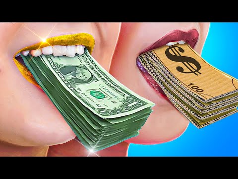 Видео: Фейковая Богатая VS Настоящая Богатая || Школьные смешные ситуации с друзьями